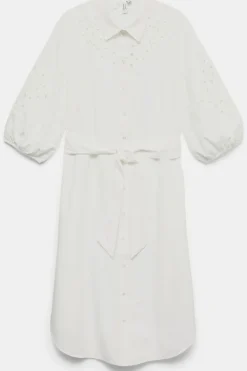 Robe Vmkeira 3/4 Shirt Calf Dress Wvn Btq Be