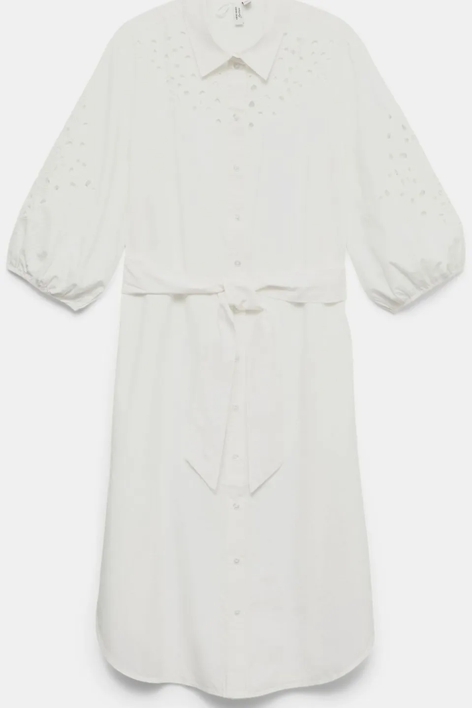 Robe Vmkeira 3/4 Shirt Calf Dress Wvn Btq Be