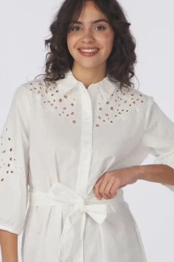 Robe Vmkeira 3/4 Shirt Calf Dress Wvn Btq Be