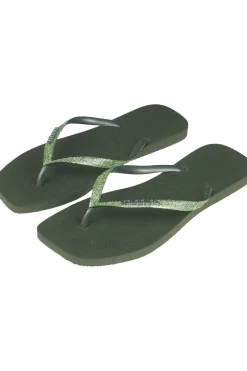 Tongs Slim Square Glitter