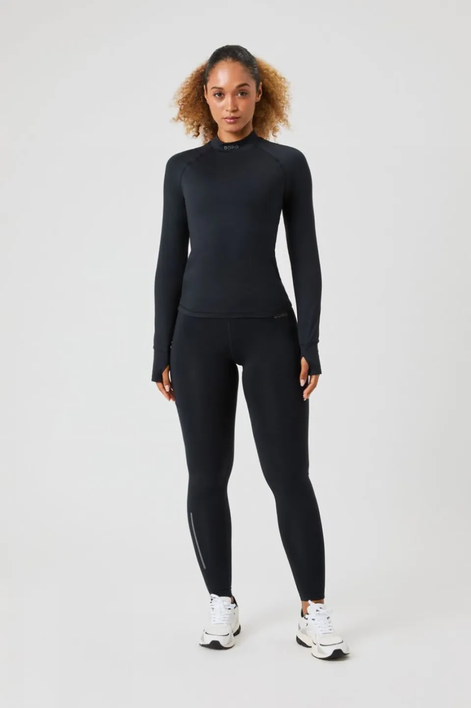 T-Shirt Borg Performance Brushed Mockneck