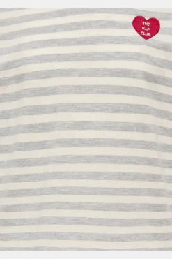 T-Shirt Koglivina S/S O-Neck Stripe Top Jrs