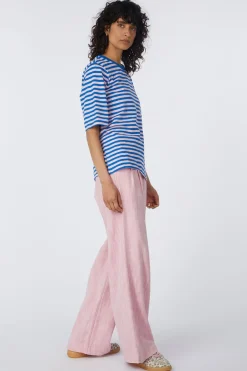 T-Shirt Stripe Blue Pink