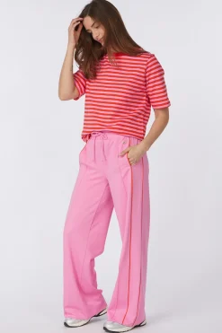 T-Shirt Stripe Orange Pink