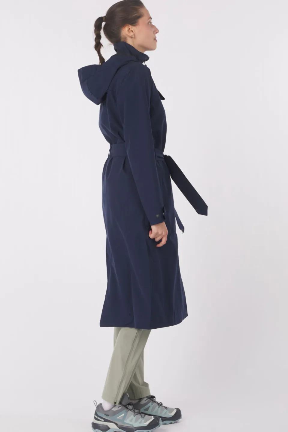 Veste Imperméable Urban Outdoor Trench Coat Long