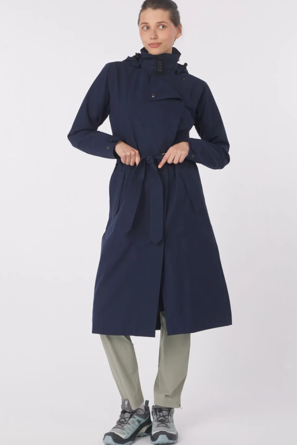 Veste Imperméable Urban Outdoor Trench Coat Long