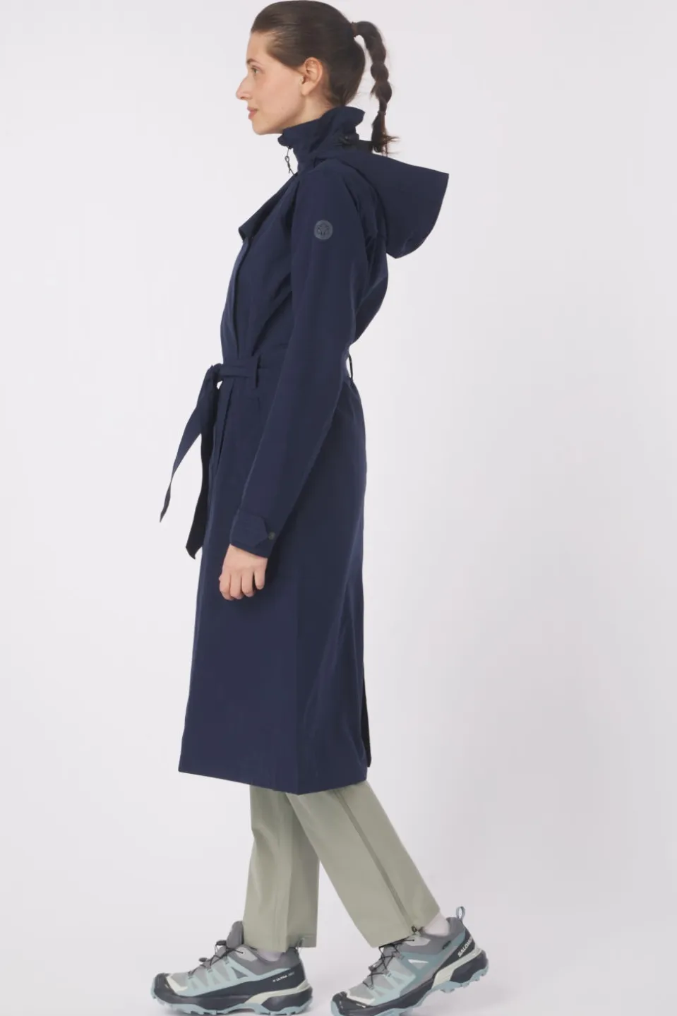 Veste Imperméable Urban Outdoor Trench Coat Long